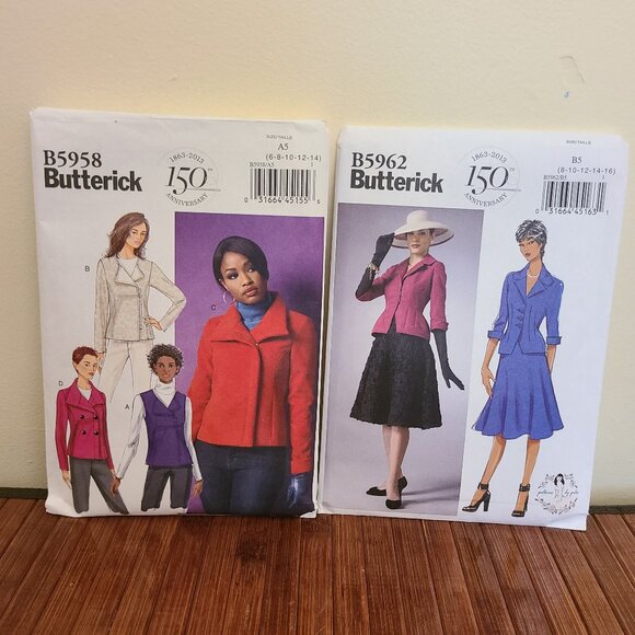 Two Butterick Patterns - Uncut - Picture 1 of 9